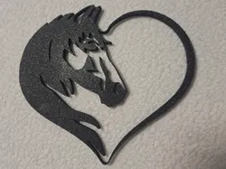 Heart & Horse - Free 3D Print Model