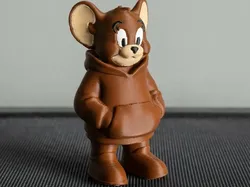 Jerry the Mouse Hoodie Figurine  - Free 3D Print Model