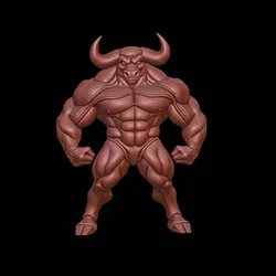 Minotaur Titan – CA0027 Gift Bust Figure Unique & Detailed 3D Print Model