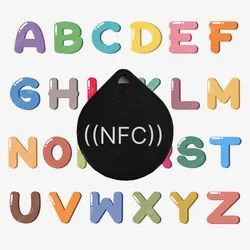 NFC Keychain with alphabet letters