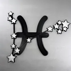 Pisces Zodiac Constellation – 3D Printable Pisces Art STL Files - NO AMS - COMMERCIAL LICENSE ♓︎