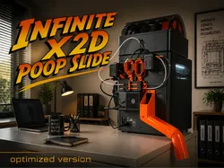 X2D Infinite Poop slide - Free 3D Print Model