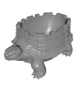 Armored Turtle Planter Container Fantasy Garden Decor.stl
