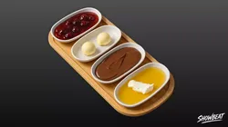 Breakfast Spread Set Low-poly 3D model