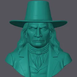 Bust of Peruvian Revolutionary Tupac Amaru 2