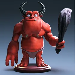 Cavetroll 3D Miniature - andor junior the family fantasy game