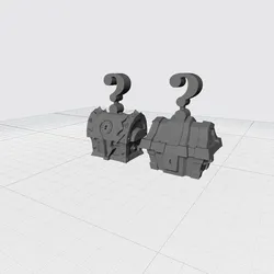 Chest marker for fantasy board games (Quest marker)