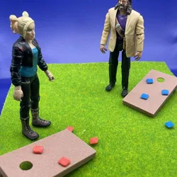 Cornhole Set (1:18 scale)