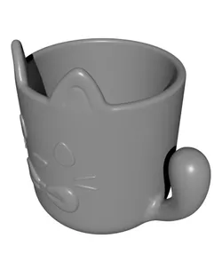 Cute Cat Pot