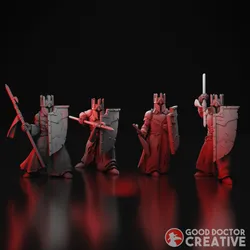 Dark Wraith Knights - On Foot
