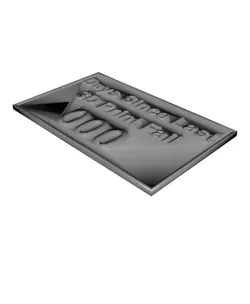 Days Since Last 3D Print Fail