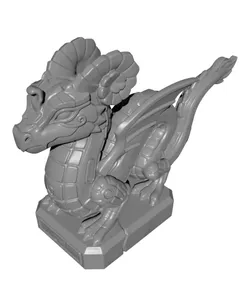 Egyptian Dragon Guardian 3D Print STL File Download