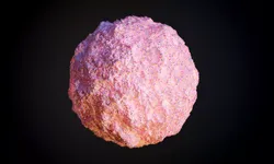 Food Ice Cream Strawberry Seamless PBR Texture Texture