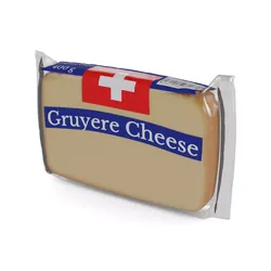 Hard cheese Gruyere Cheese 3D model