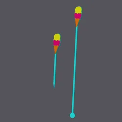 Ice Cream Cone - Cocktailset with stick and pick