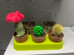 IKEA Plant Section Triple Cactus Base - Free 3D Print Model