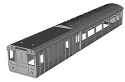 LNWR Siemens motor coach (AC modified) 1/76 scale
