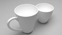 Mini Espresso Cups 3D model