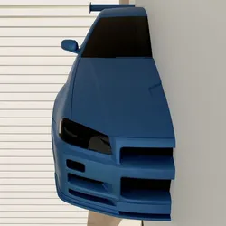 Nissan Skyline GT-R R34 Wall-mounted