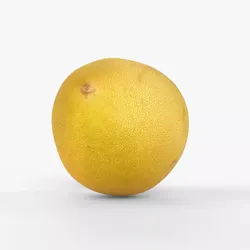 Photorealistic 3D scan of pomelo Low-poly 3D model