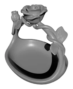 Rose Arch Catchall Tray STL | Floral Key Bowl Organizer | Romantic Entryway Decor | 3D Printable Hom