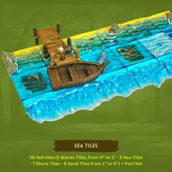Sea Tiles - Translucent / See Through