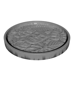 Tiki Botanical Trinket Tray with Leaf Patterns