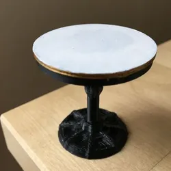 Wrought Iron Cafe Table (1:18 scale)