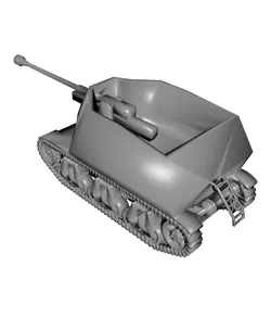 1/48 Scale German 7_5 Pak40 Sf auf Geschutzwagen 39H f.stl