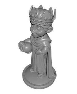 3D STL Balthazar with Myrrh for Nativity Display