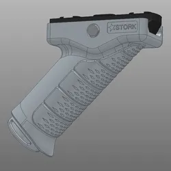 Angled foregrip picatinny airsoft