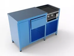 BASE CABINET WITH GRILL  3D model