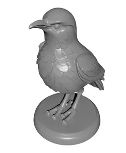 Beautiful Bird STL Model for 3D Printing