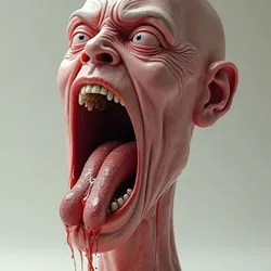 Boca do Inferno - Macabre Scream Sculpture