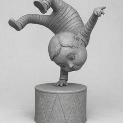 Circus Acrobat Boy – 3D Printable Figurine