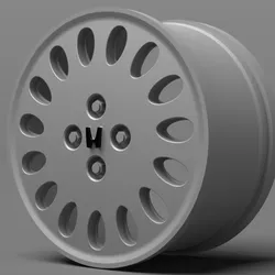 CIVIC RIM 3D MODELING STL