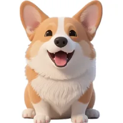 CUTE CORGİ DOG SİTTİNG