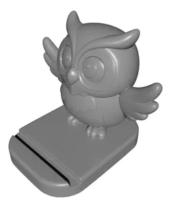 Cute Owl Mobile Phone Stand STL File