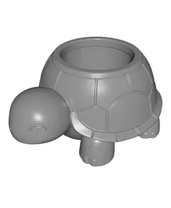 Cute Turtle Planter 3D Model STL