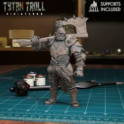 DnD Heroes Orc Fighter Male [Pre-Supported]