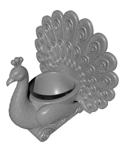 Elegant Peacock planter