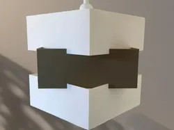 Elegant Pendant Light Cubì - Free 3D Print Model