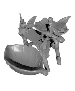 Fairy Leaf Jewelry Organizer Desk Candy Bowl Tiered Decor