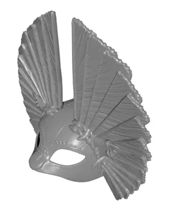 Fire & Ash Inspired Cat Mask – Ash Clan Style 3D Printable Mask
