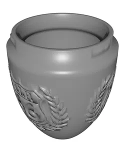 Harmonia Route 66 Edition – Designer Urn with Emblem