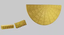 Honeycombs Low-poly 3D model
