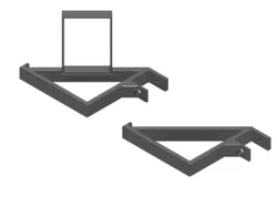 Keyboard Mount Aluminum Profile 40x40mm+Stream Deck - Free 3D Print Model