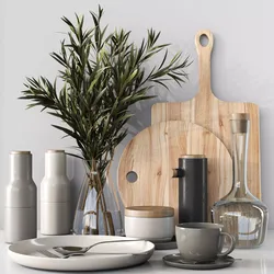 kitchen accessories 3D model