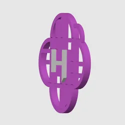 Kpop Demon Hunter logo concert keychain