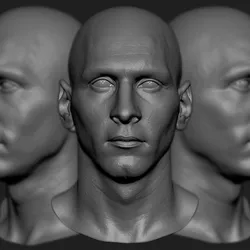 Lionel Messi likeness sculpt 3D model